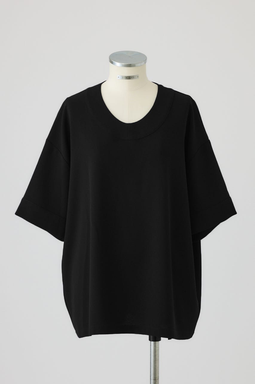 7/1- order start Georgette u-neck tops BLK FREE