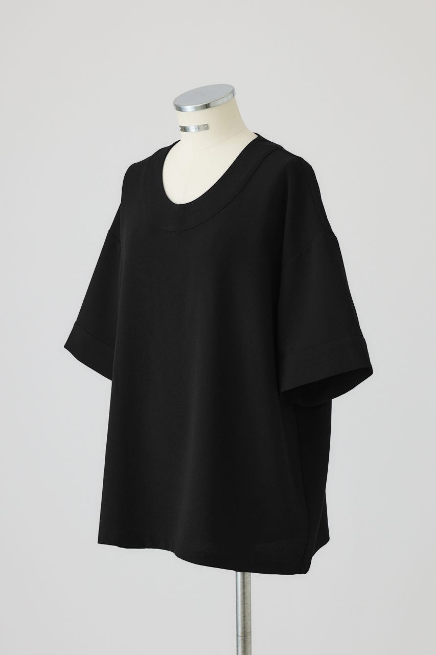 7/1- order start Georgette u-neck tops BLK FREE