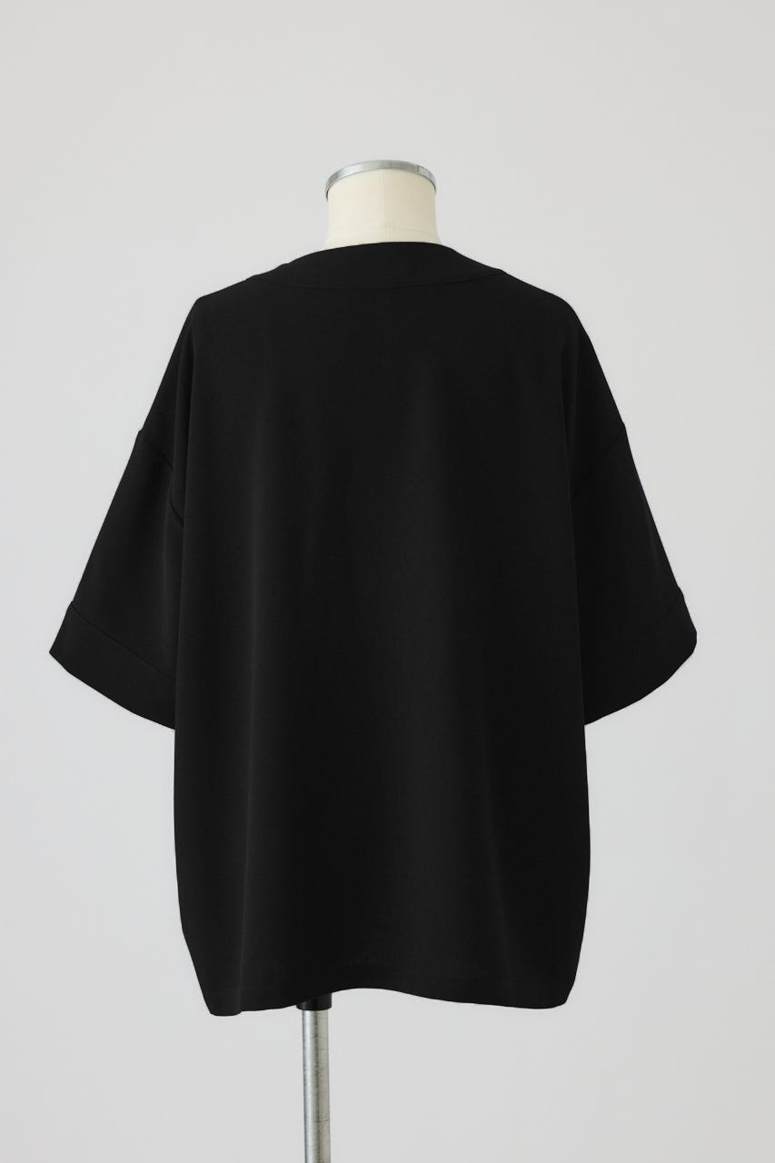 7/1- order start Georgette u-neck tops BLK FREE