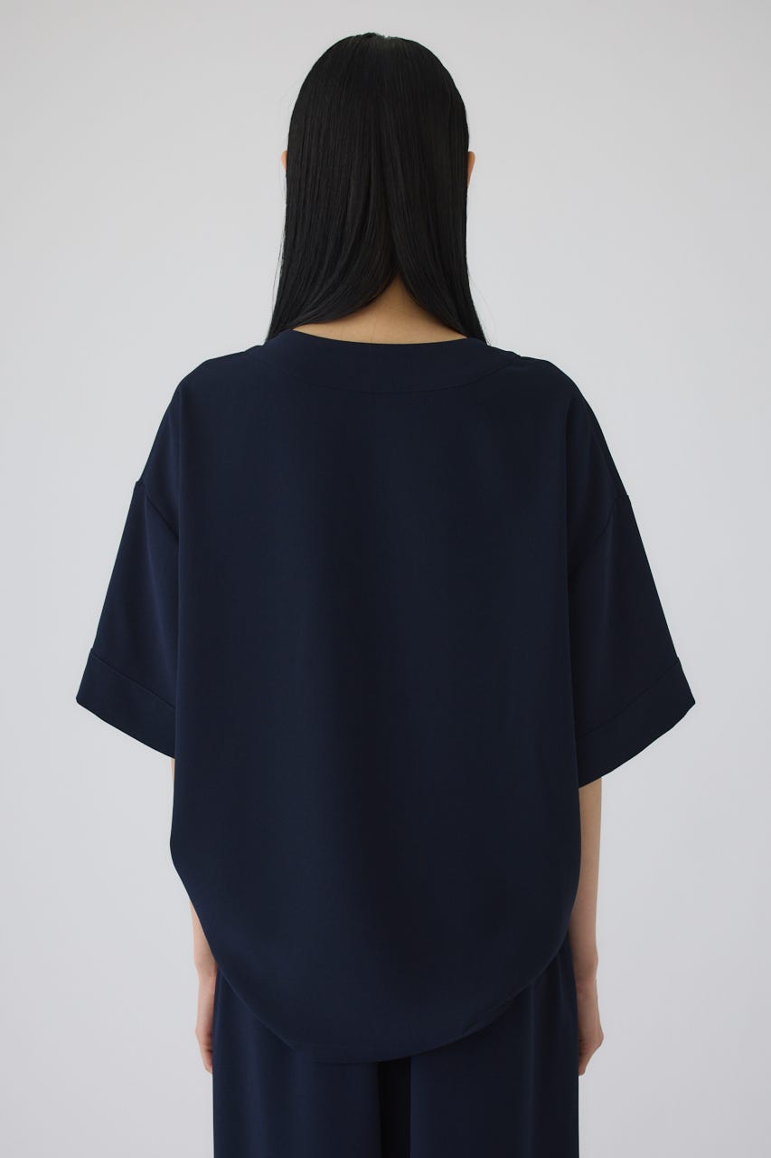 7/1- order start Georgette u-neck tops NVY FREE