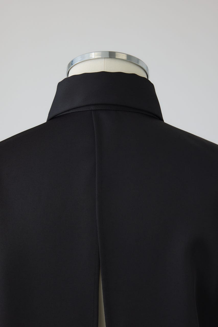 【26FW PRE ORDER】Dressy shirt with tie clip BLK FREE