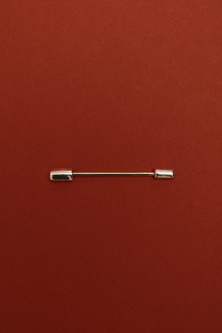 【26FW PRE ORDER】Dressy shirt with tie clip BLK FREE