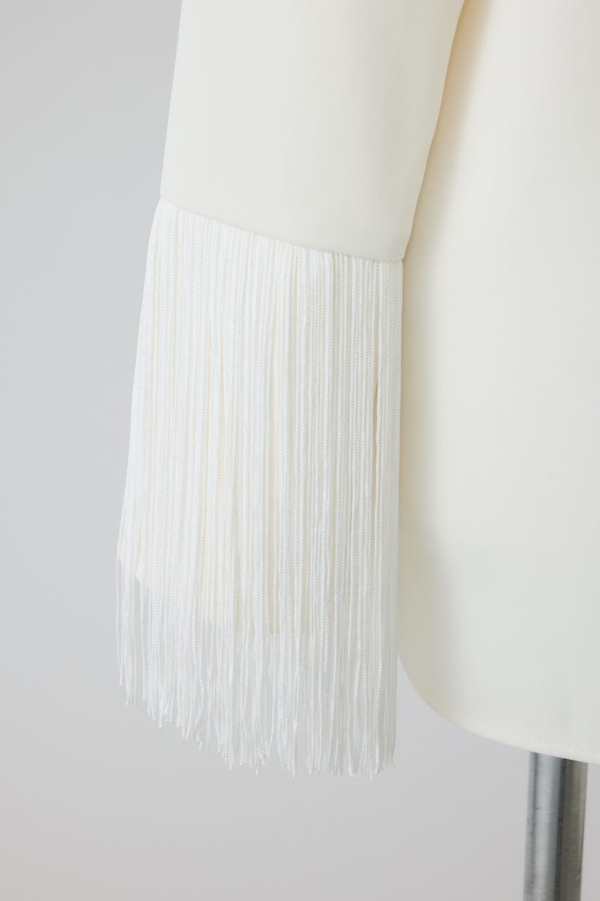 【26FW PRE ORDER】Dressy shirt with tie clip O/WHT FREE