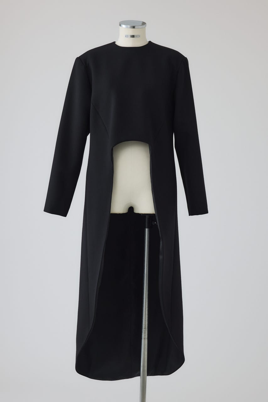 【26FW PRE ORDER】Rounded train tops BLK 36