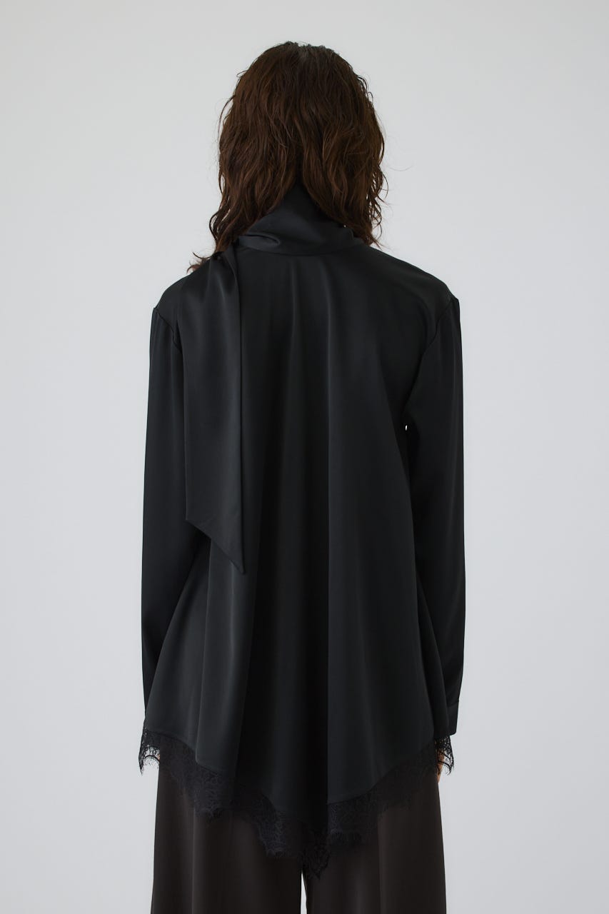 9/2- order start Lace hem blouse BLK FREE