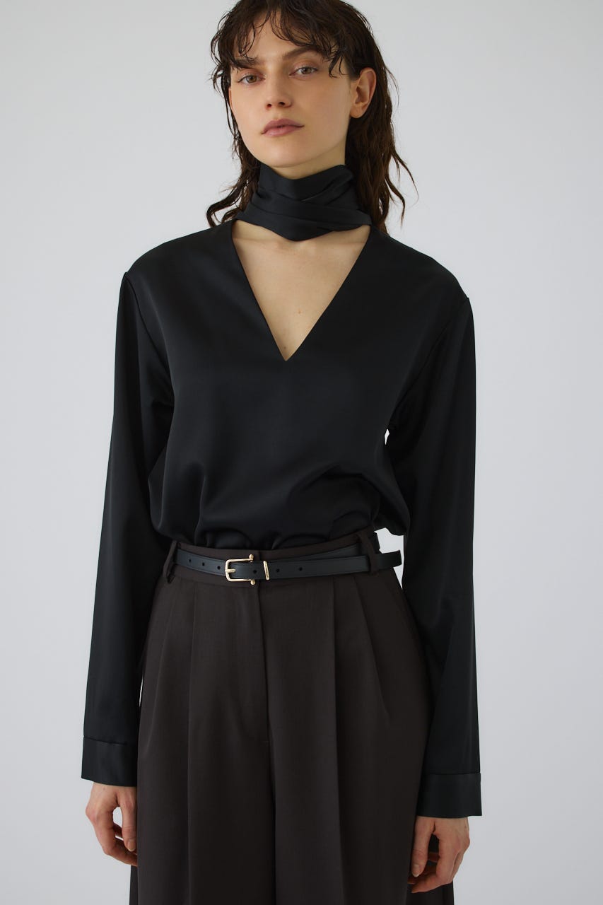 9/2- order start Lace hem blouse BLK FREE