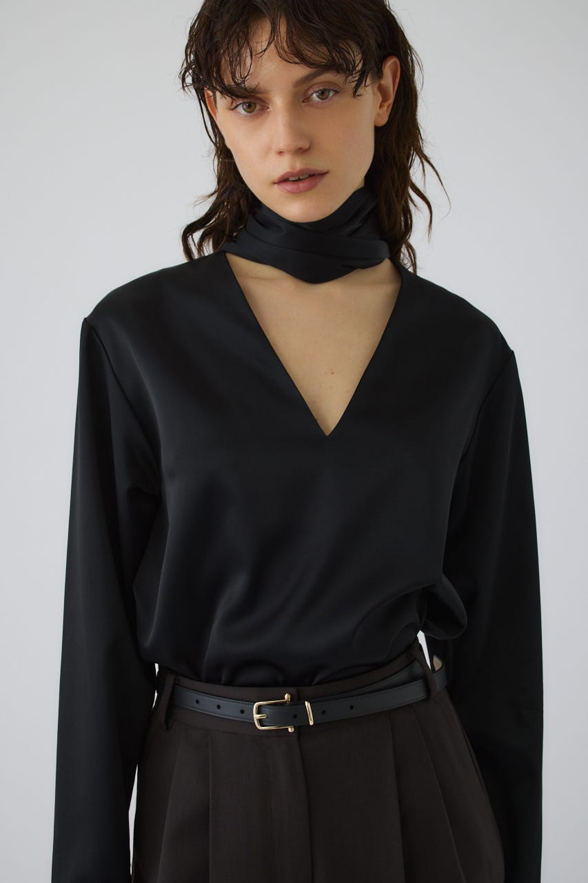 9/2- order start Lace hem blouse BLK FREE