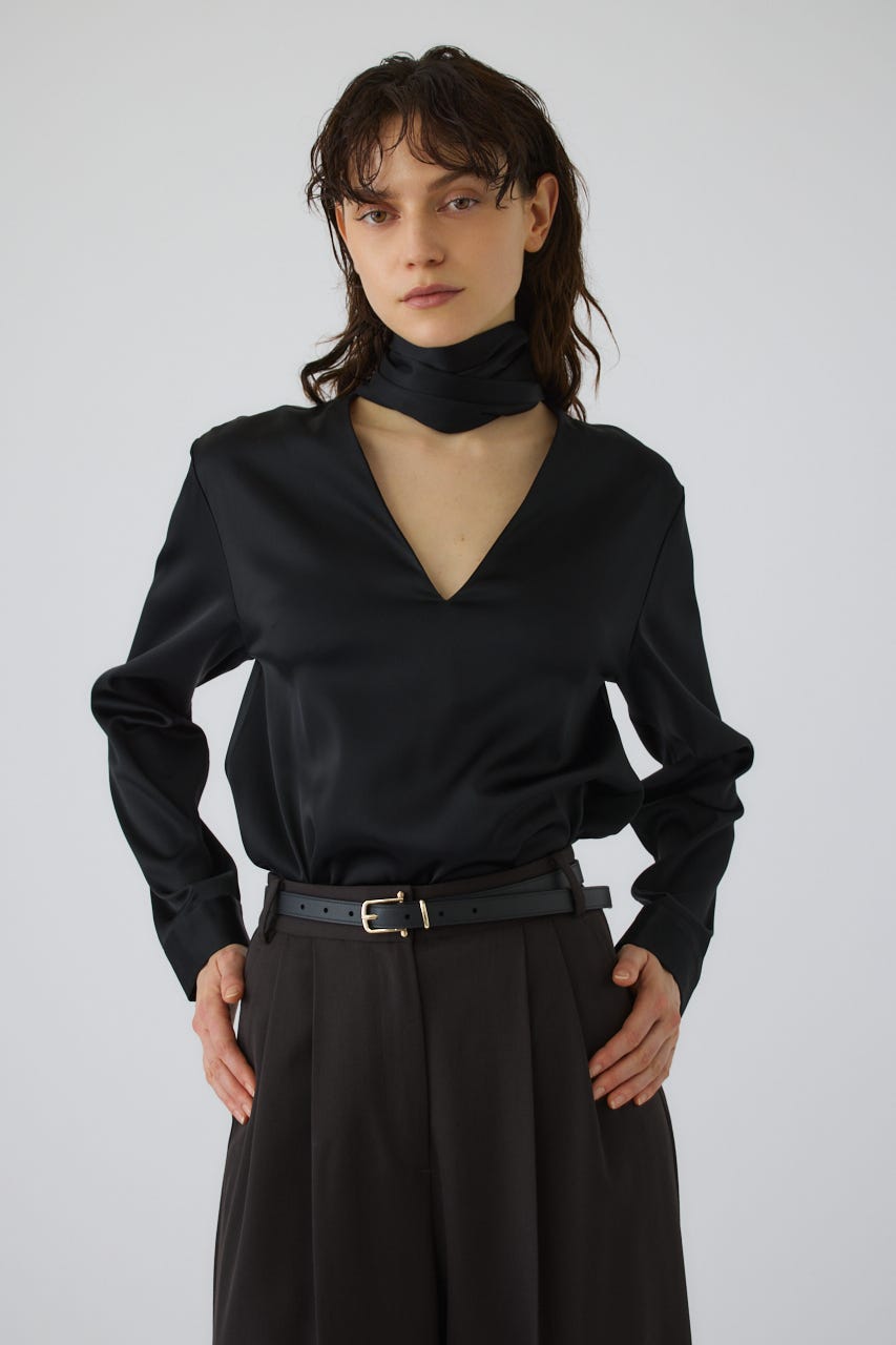 9/2- order start Lace hem blouse BLK FREE