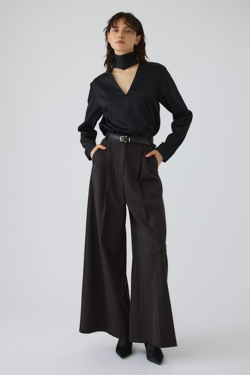 9/2- order start Lace hem blouse BLK FREE