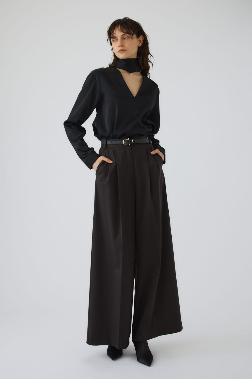 9/2- order start Lace hem blouse BLK FREE