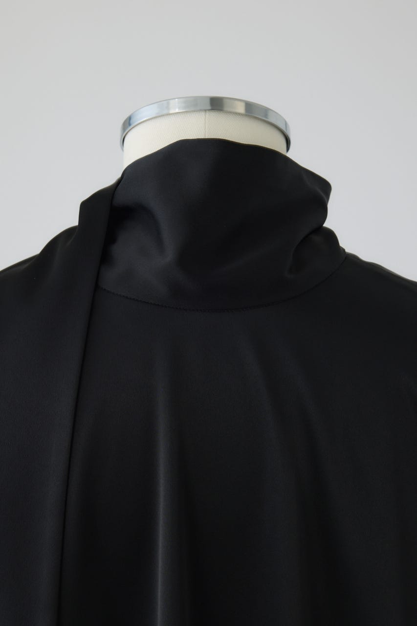 【26FW PRE ORDER】Lace hem blouse BLK FREE