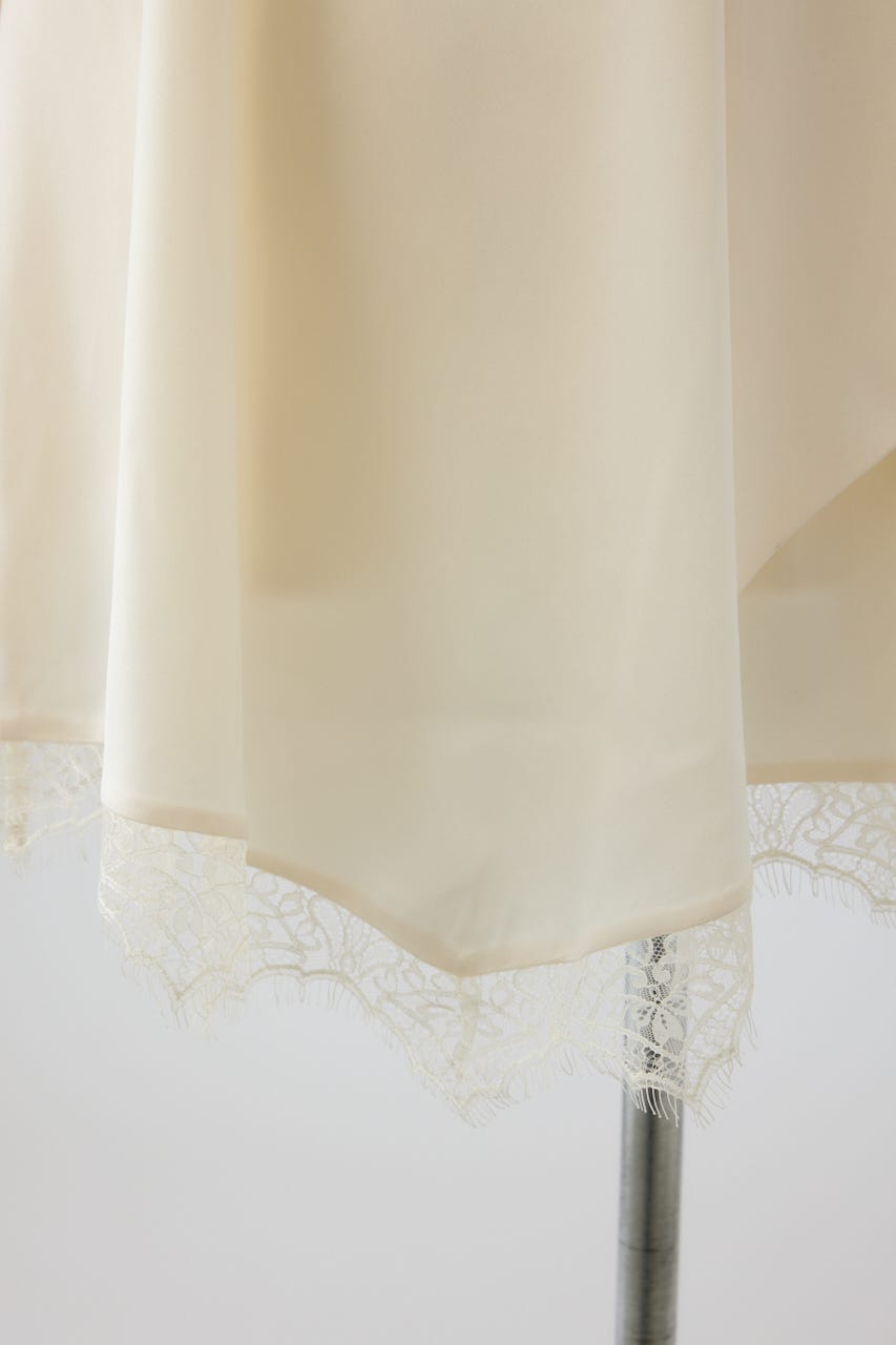 【26FW PRE ORDER】Lace hem blouse IVOY FREE