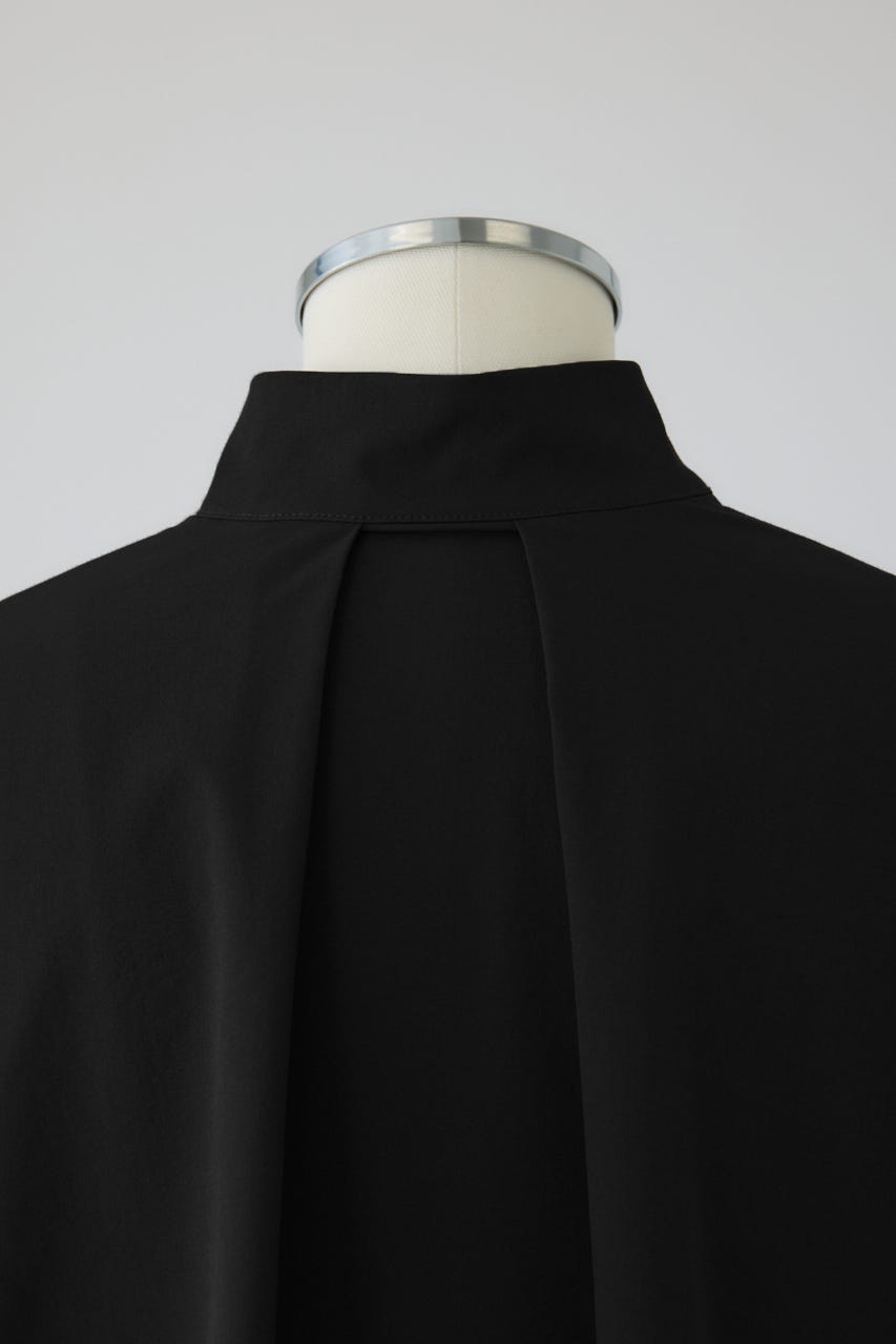 【26FW PRE ORDER】Tuck point wide shirt BLK FREE
