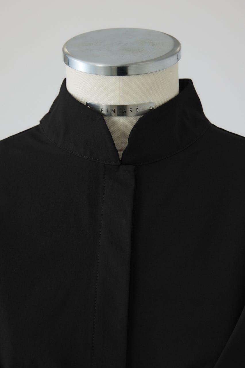 【26FW PRE ORDER】Tuck point wide shirt BLK FREE