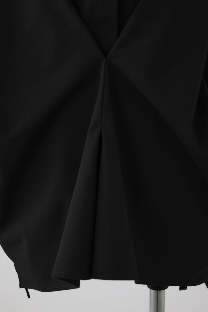 【26FW PRE ORDER】Tuck point wide shirt BLK FREE