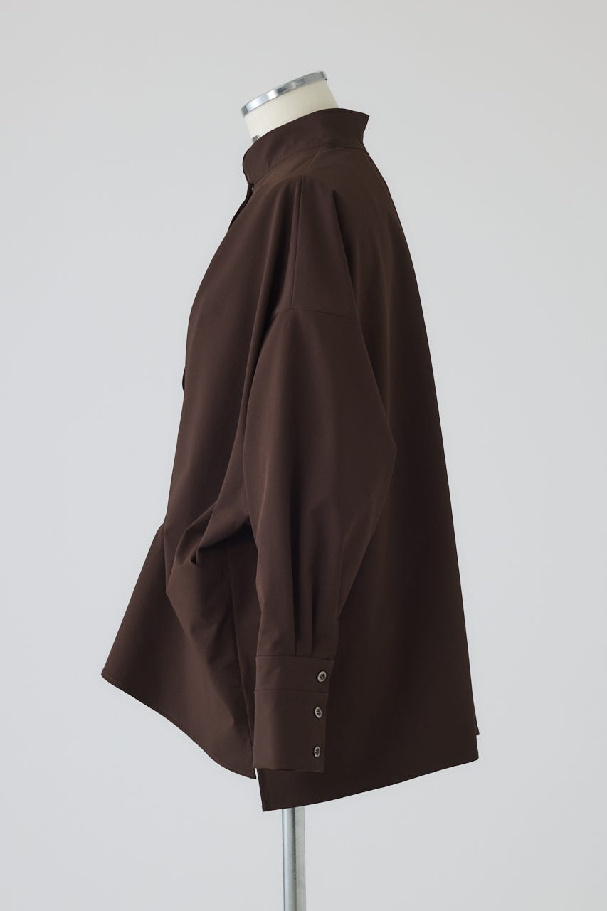 【26FW PRE ORDER】Tuck point wide shirt BRN FREE