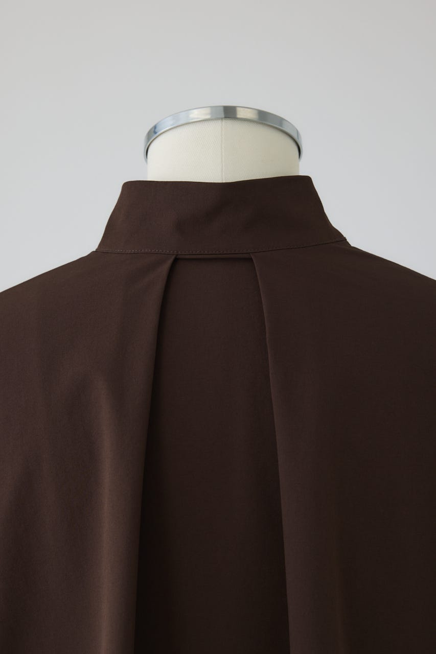 【26FW PRE ORDER】Tuck point wide shirt BRN FREE