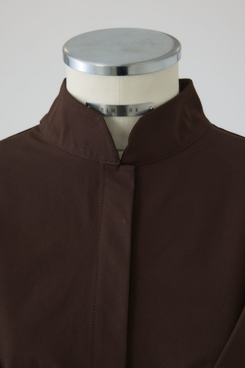 【26FW PRE ORDER】Tuck point wide shirt BRN FREE