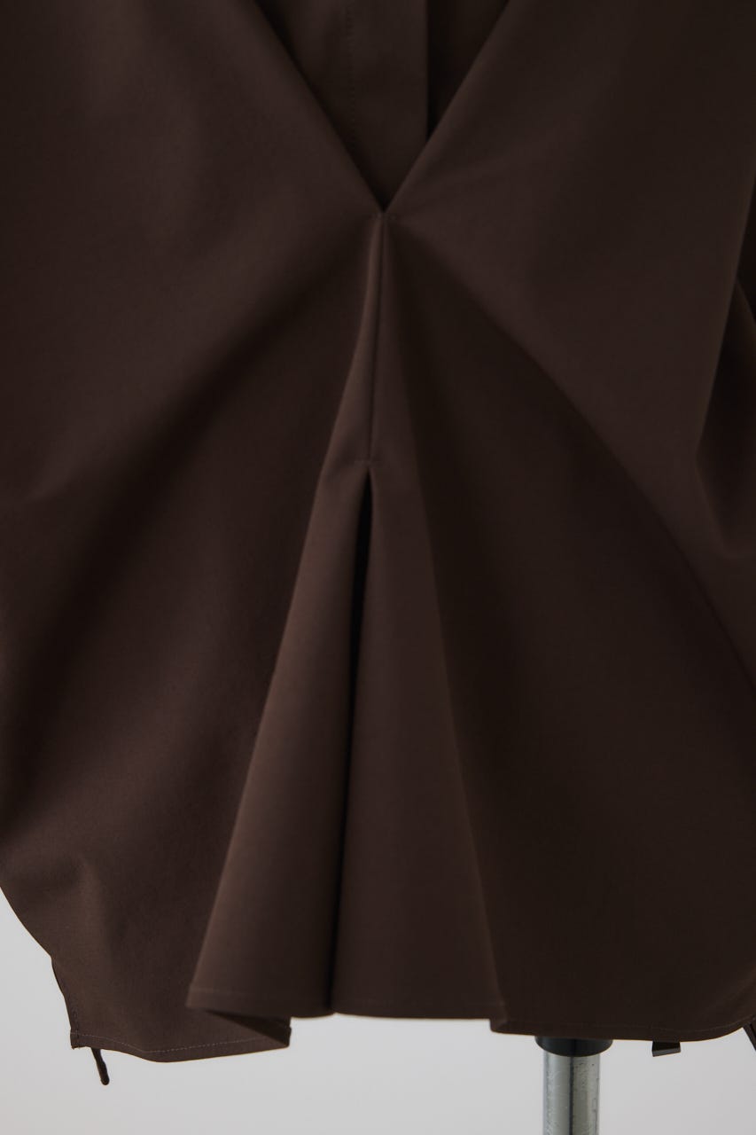 【26FW PRE ORDER】Tuck point wide shirt BRN FREE