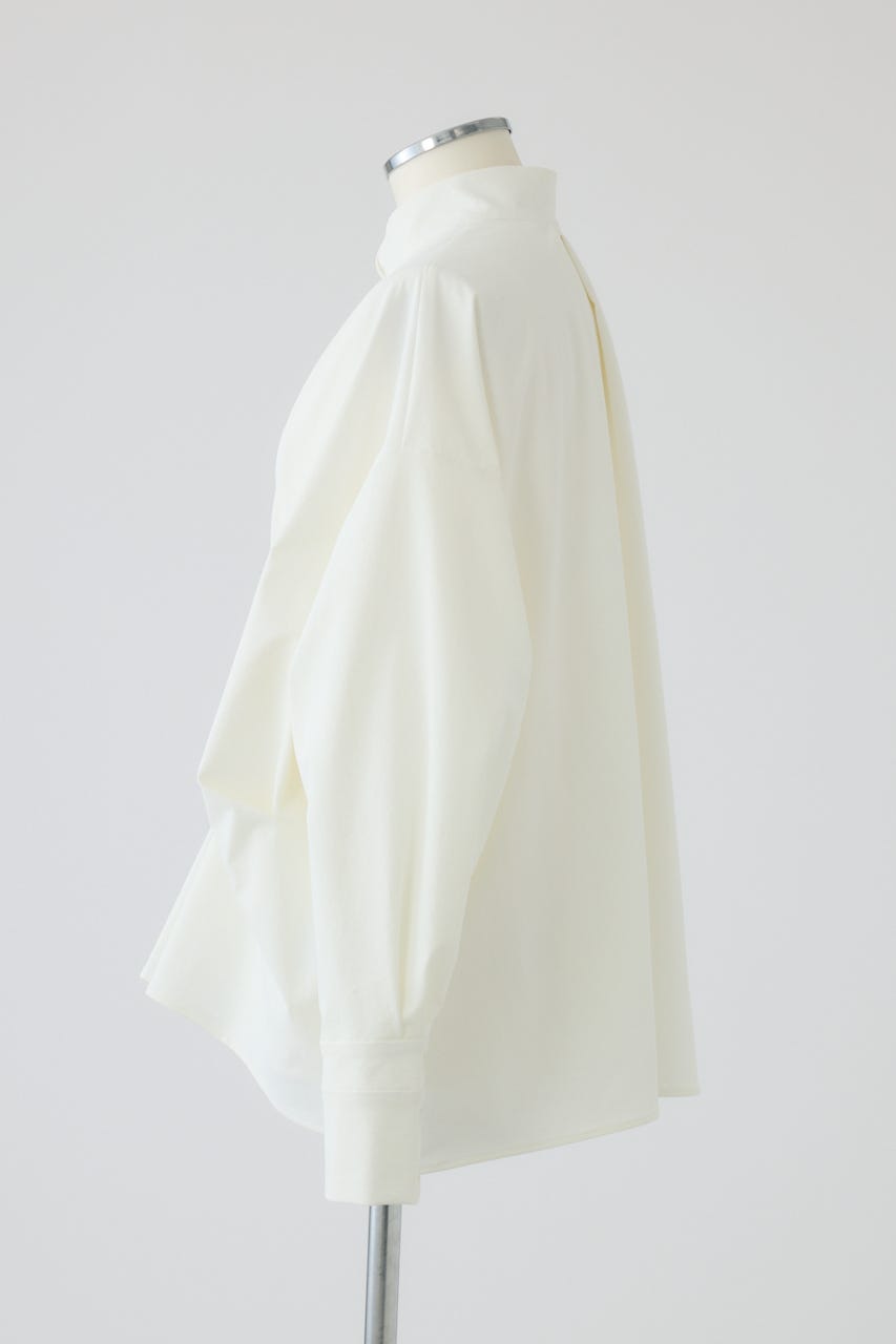 【26FW PRE ORDER】Tuck point wide shirt WHT FREE