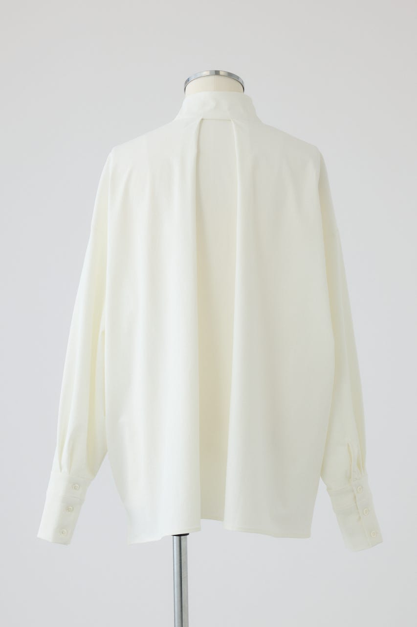 【26FW PRE ORDER】Tuck point wide shirt WHT FREE