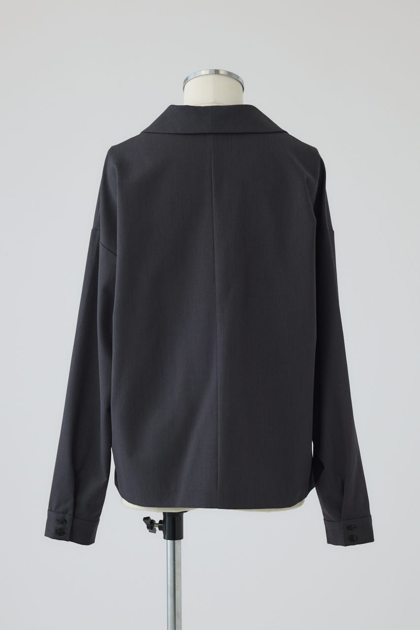 【26FW PRE ORDER】Collar loose wide SH BLK 36