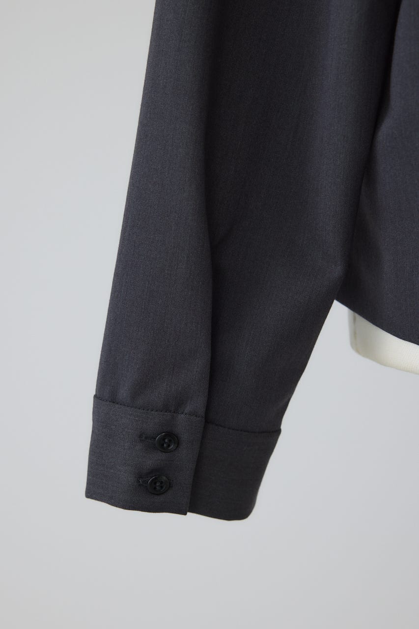 【26FW PRE ORDER】Collar loose wide SH BLK 36