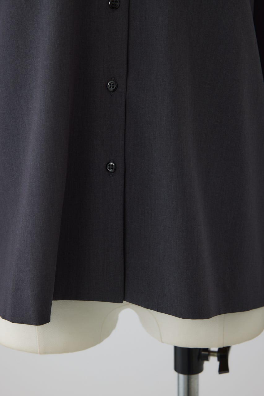 【26FW PRE ORDER】Collar loose wide SH BLK 36