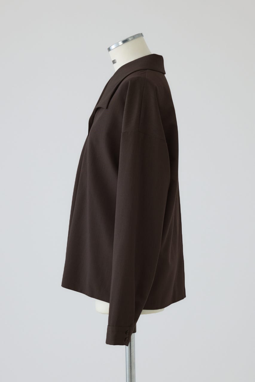 【26FW PRE ORDER】Collar loose wide SH BRN 38