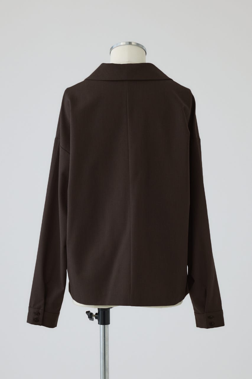 【26FW PRE ORDER】Collar loose wide SH BRN 38