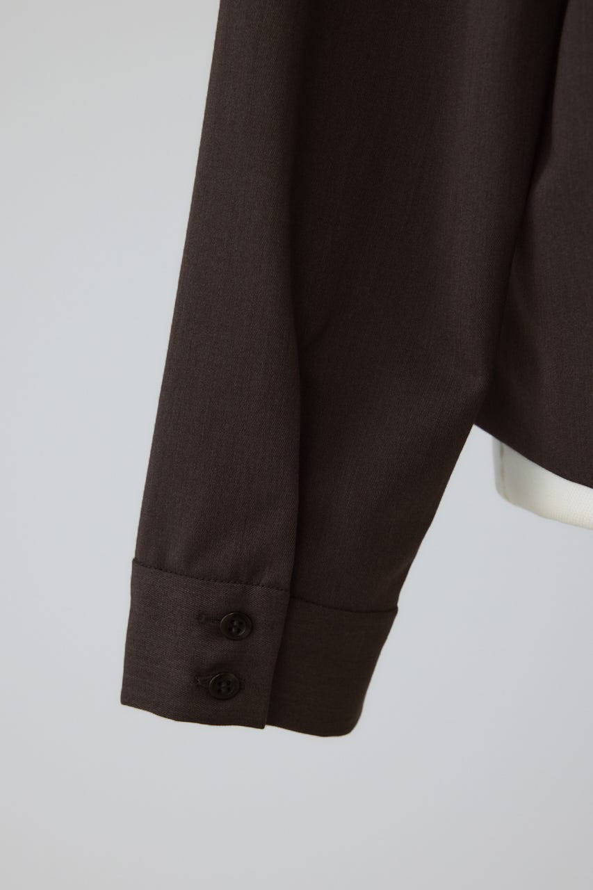 【26FW PRE ORDER】Collar loose wide SH BRN 38