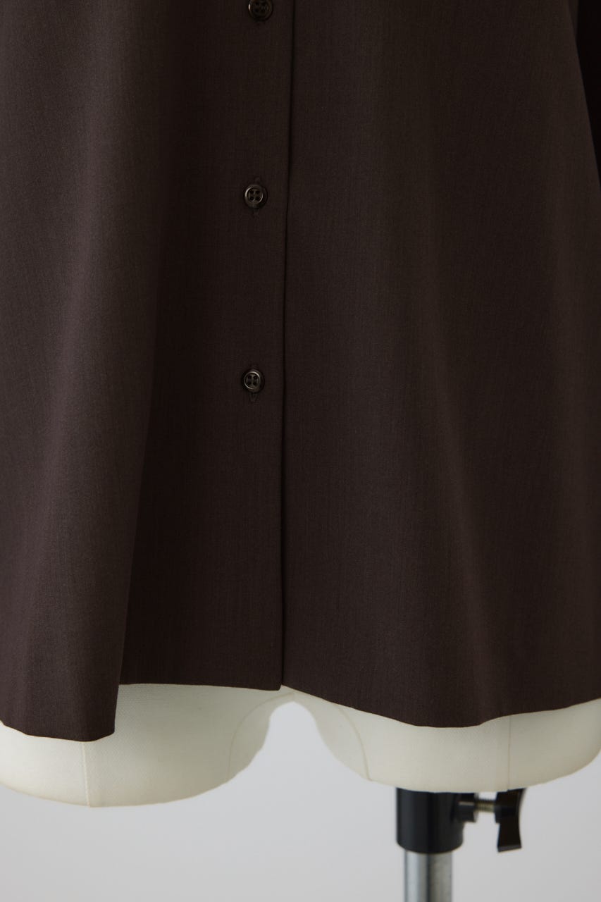 【26FW PRE ORDER】Collar loose wide SH BRN 38