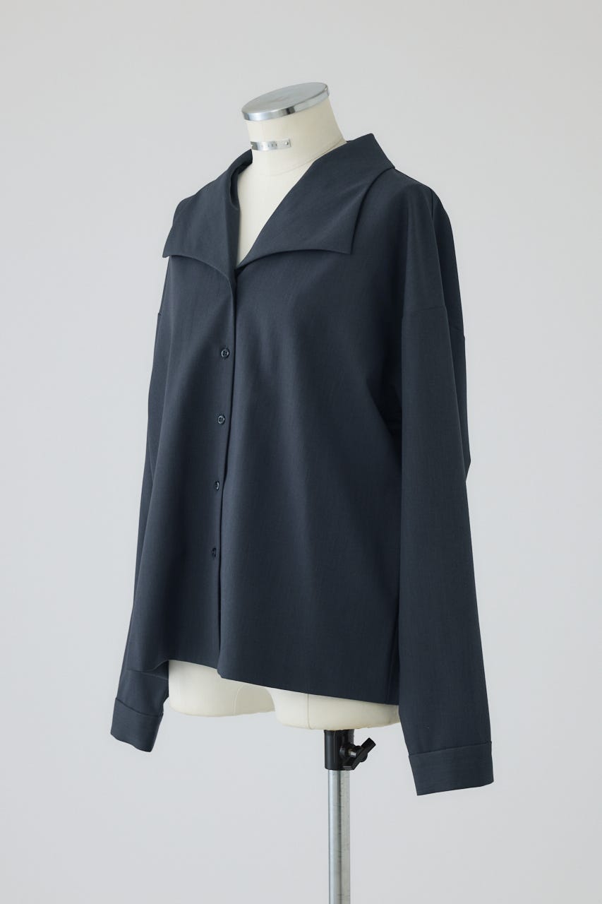 【26FW PRE ORDER】Collar loose wide SH GRY 38