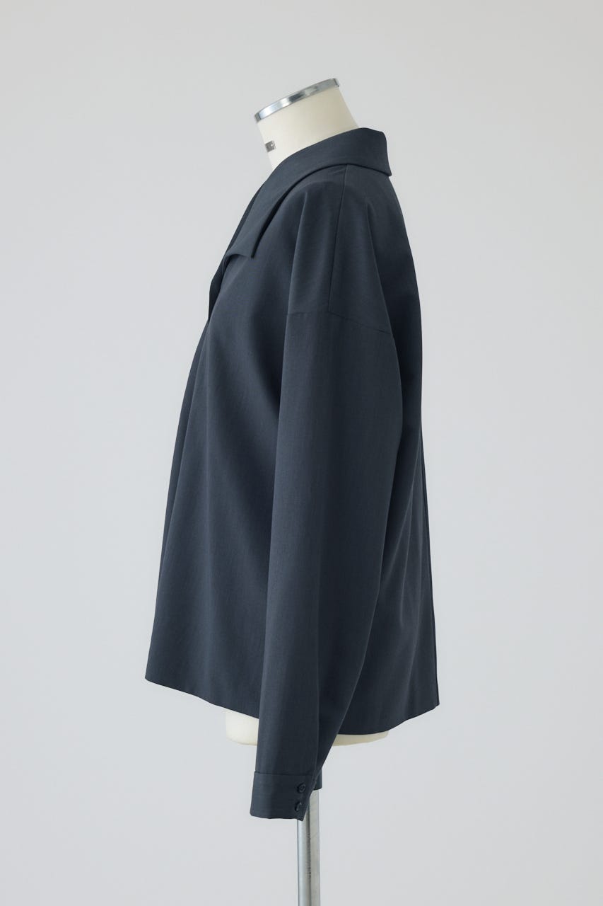 【26FW PRE ORDER】Collar loose wide SH GRY 38