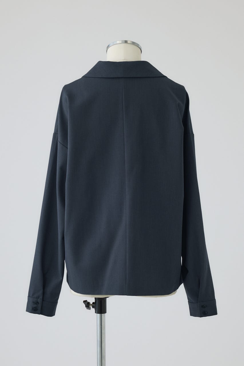 【26FW PRE ORDER】Collar loose wide SH GRY 38