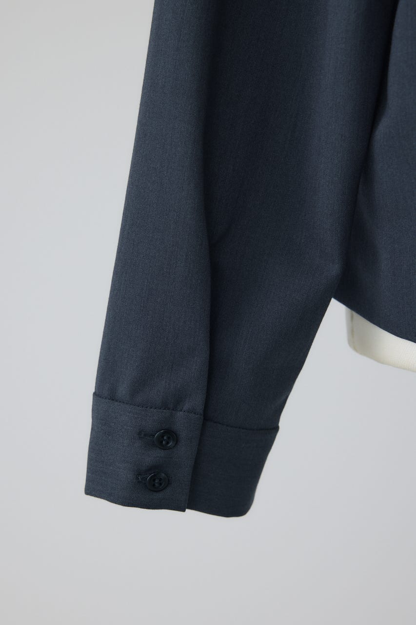 【26FW PRE ORDER】Collar loose wide SH GRY 38