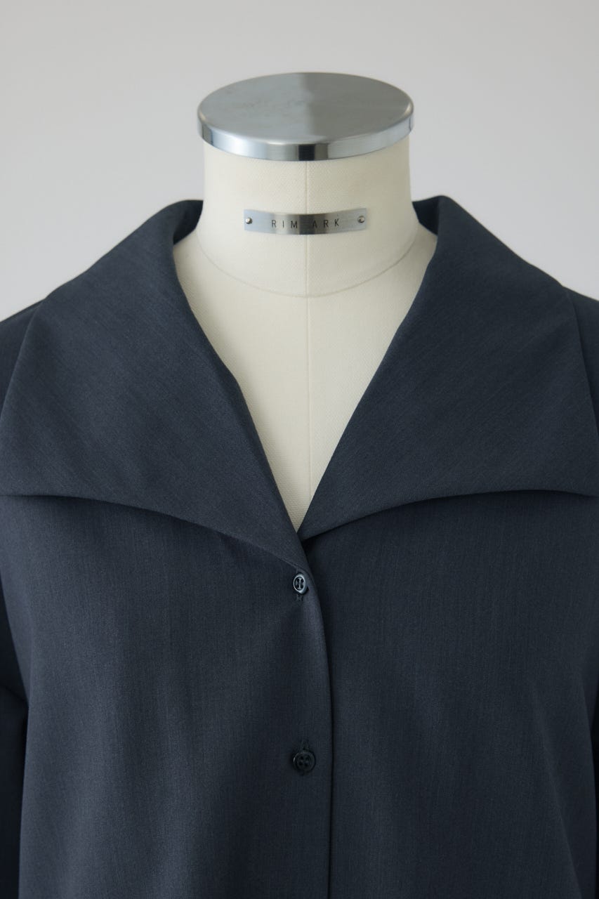 【26FW PRE ORDER】Collar loose wide SH GRY 38