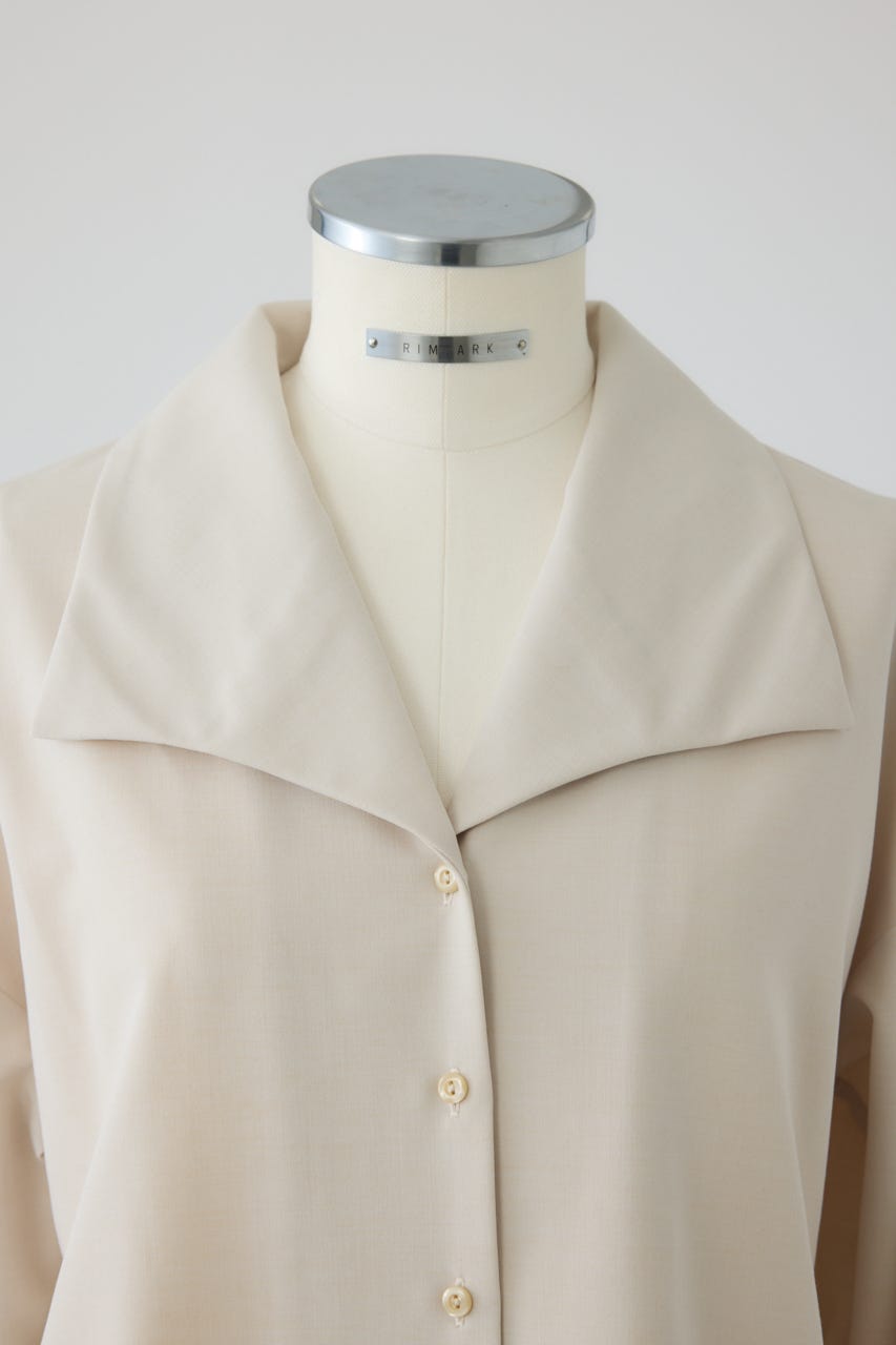 【26FW PRE ORDER】Collar loose wide SH IVOY 38