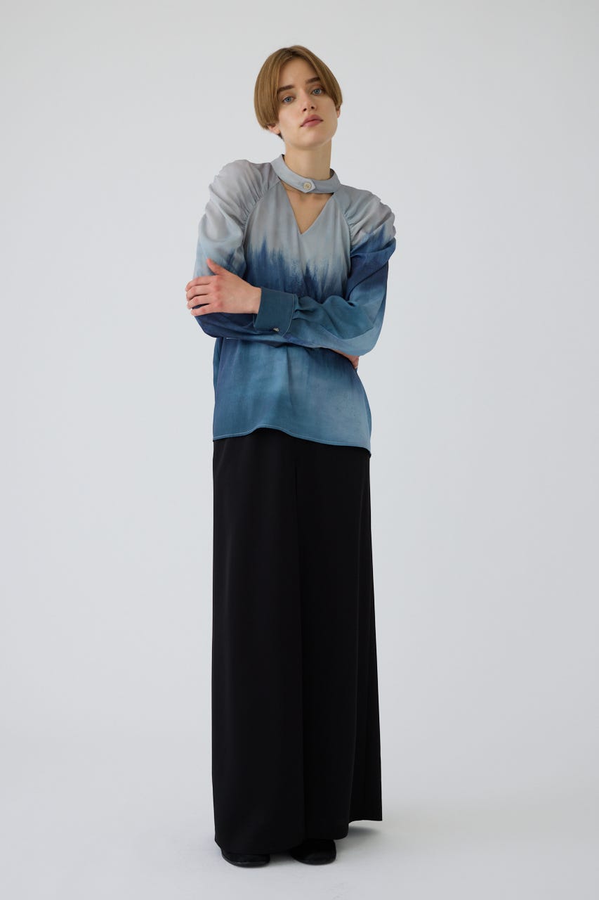 9/16- order start U-art choker blouse BLU 38