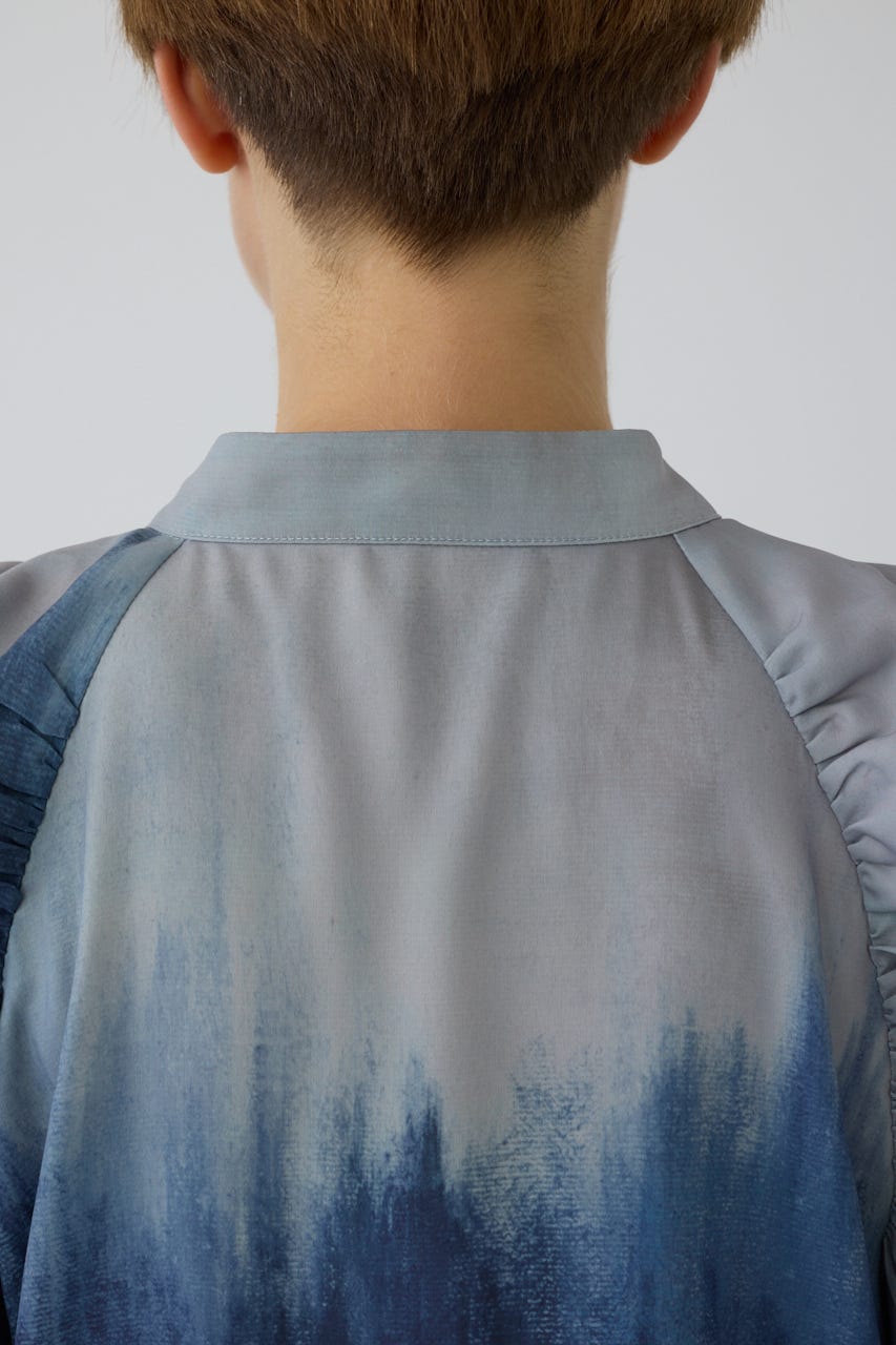 9/16- order start U-art choker blouse BLU 38