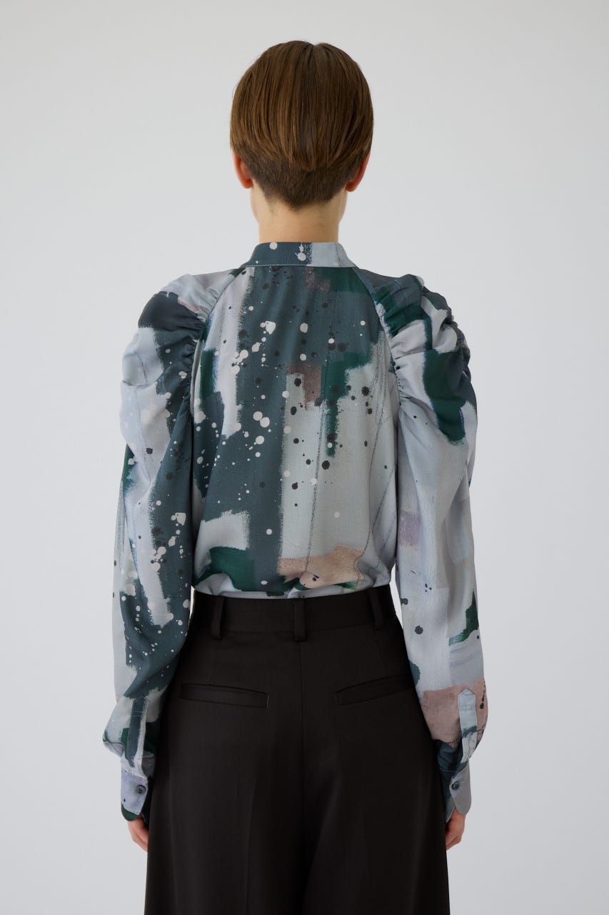 9/16- order start U-art choker blouse GRN 38