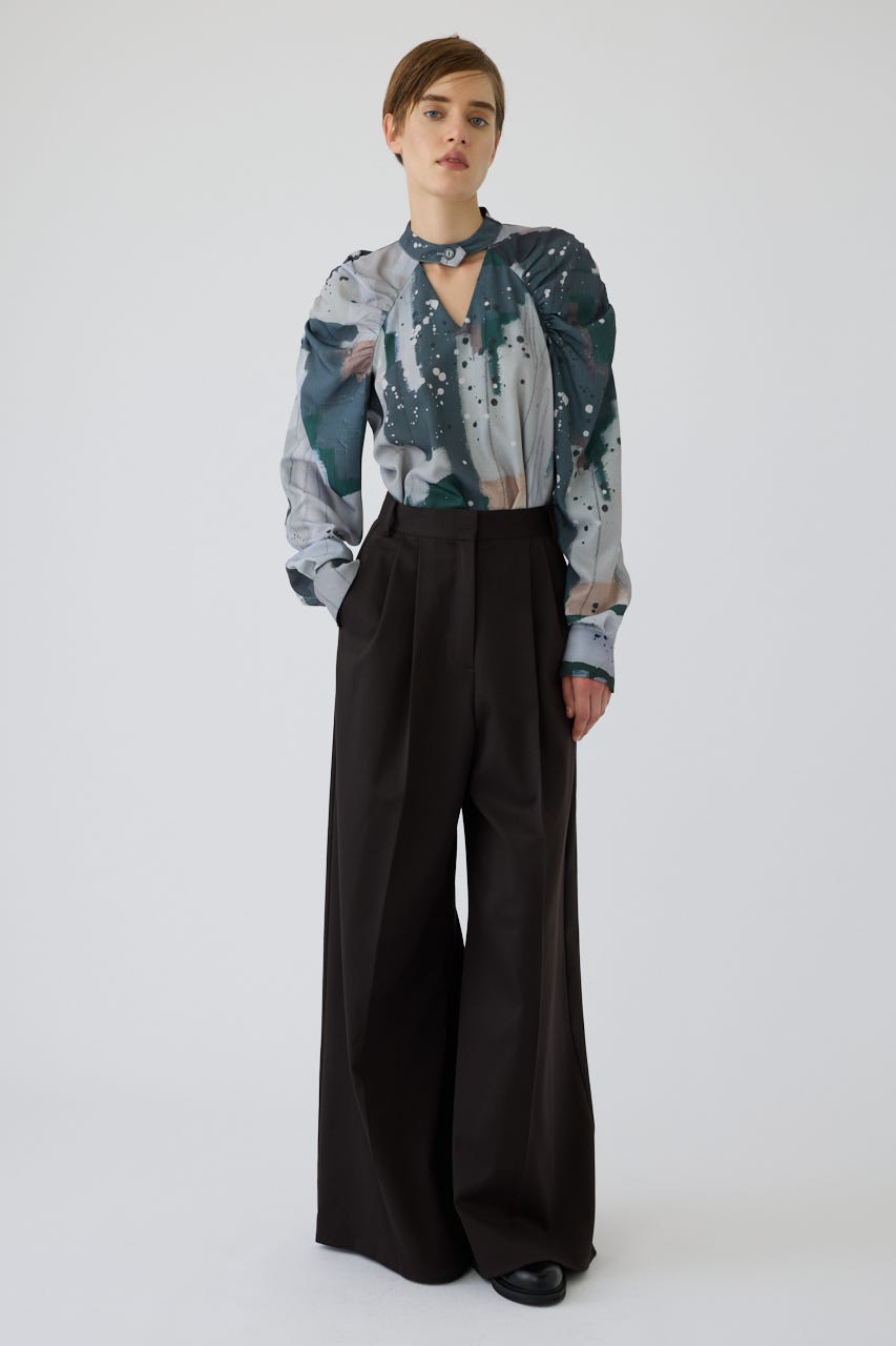 9/16- order start U-art choker blouse GRN 38