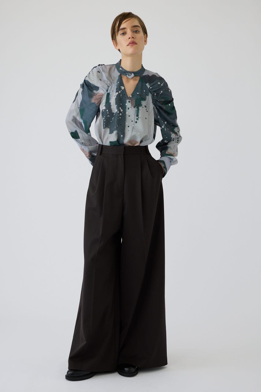 9/16- order start U-art choker blouse GRN 38