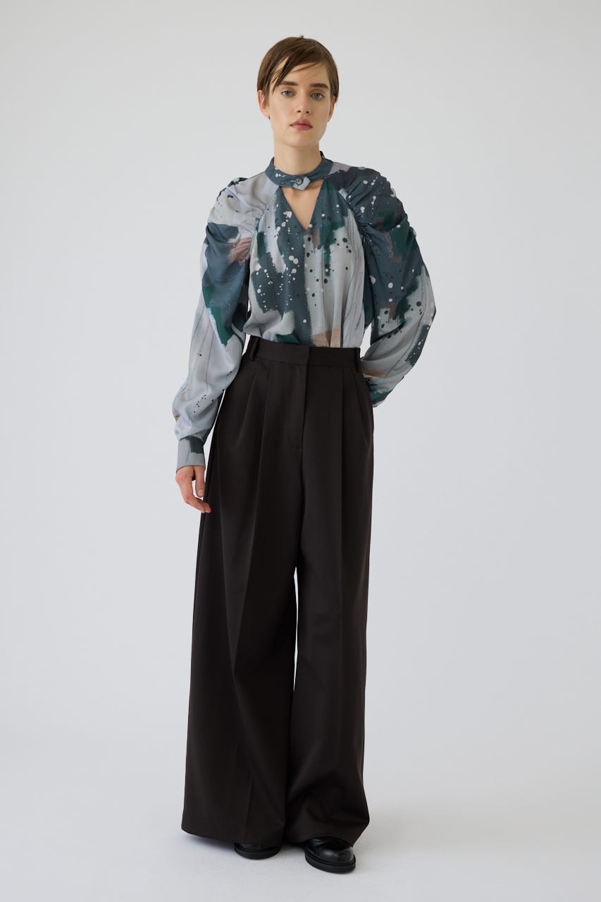 9/16- order start U-art choker blouse GRN 38