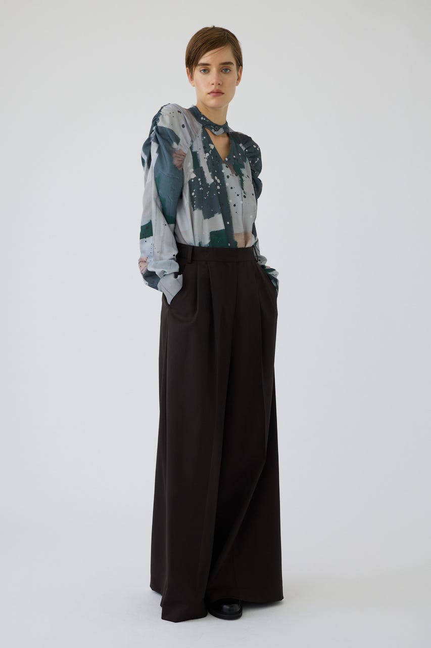 9/16- order start U-art choker blouse GRN 38