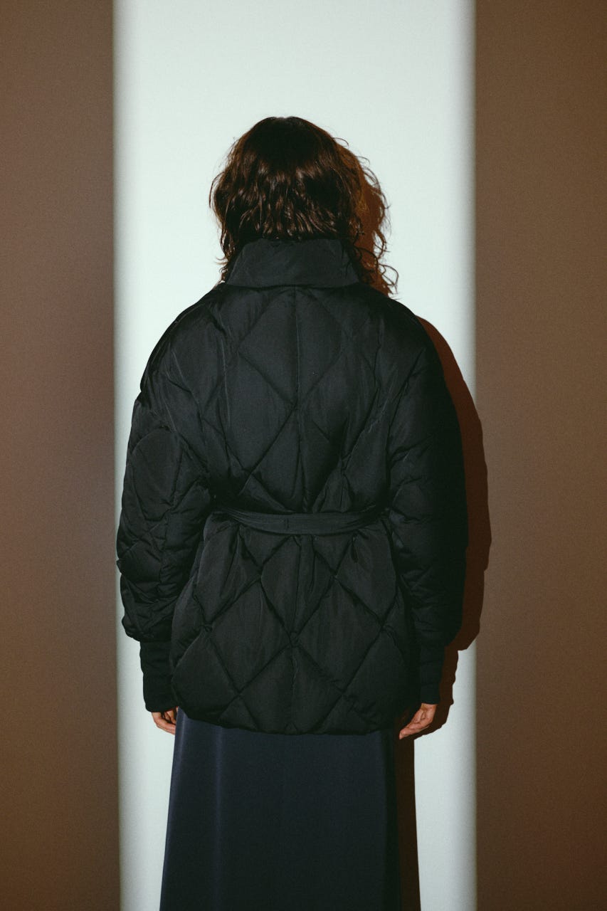 【26FW OUTER PRE ORDER】Dolman short down BLK FREE