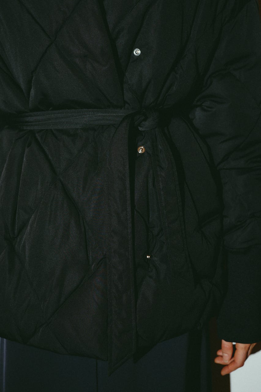 【26FW OUTER PRE ORDER】Dolman short down BLK FREE