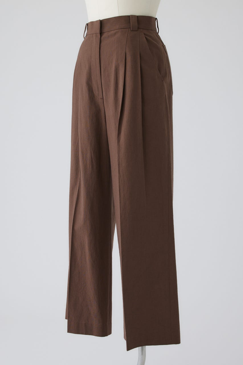 7/1- order start Linen mix slacks BRN 36