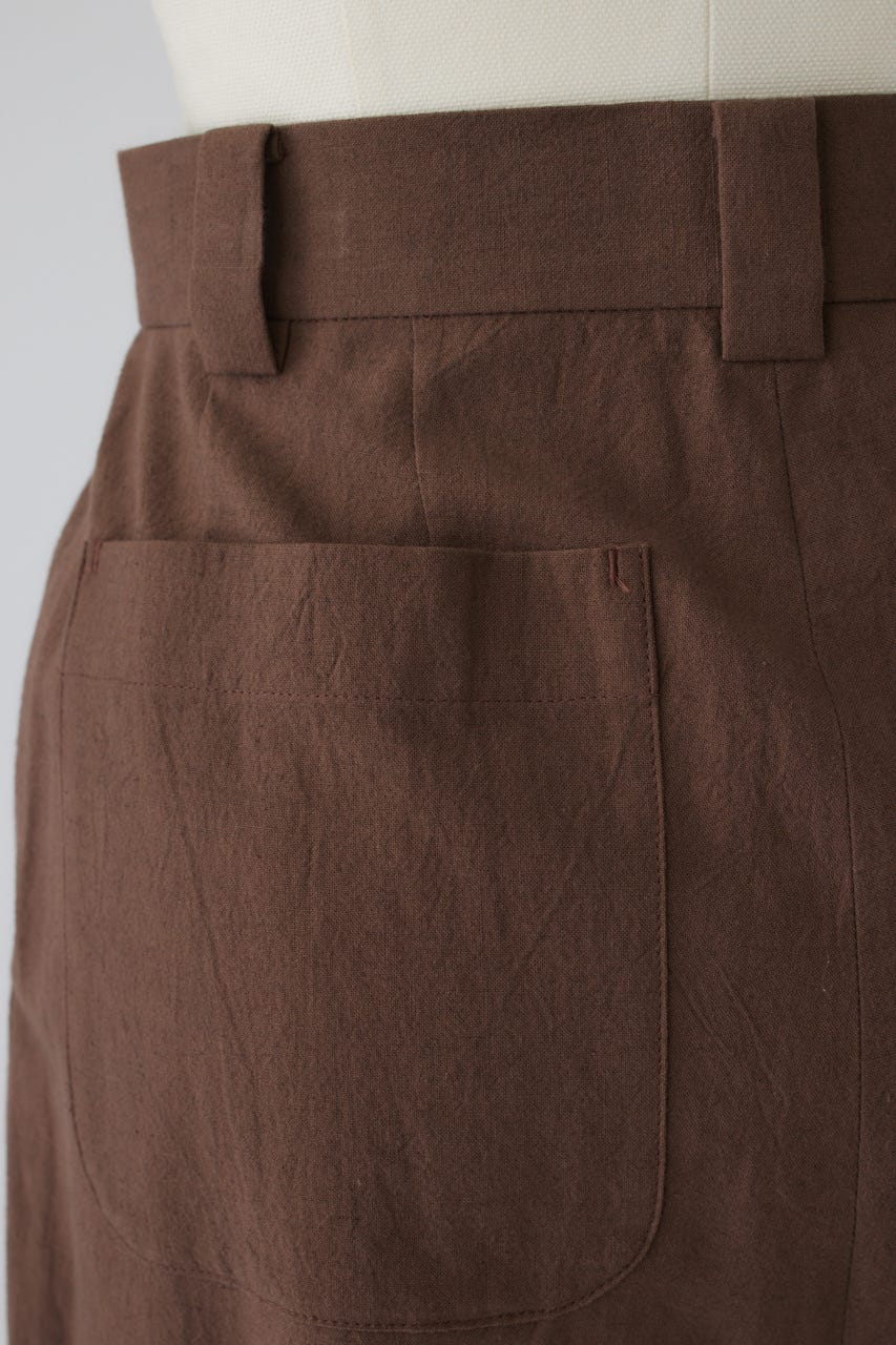 7/1- order start Linen mix slacks BRN 36