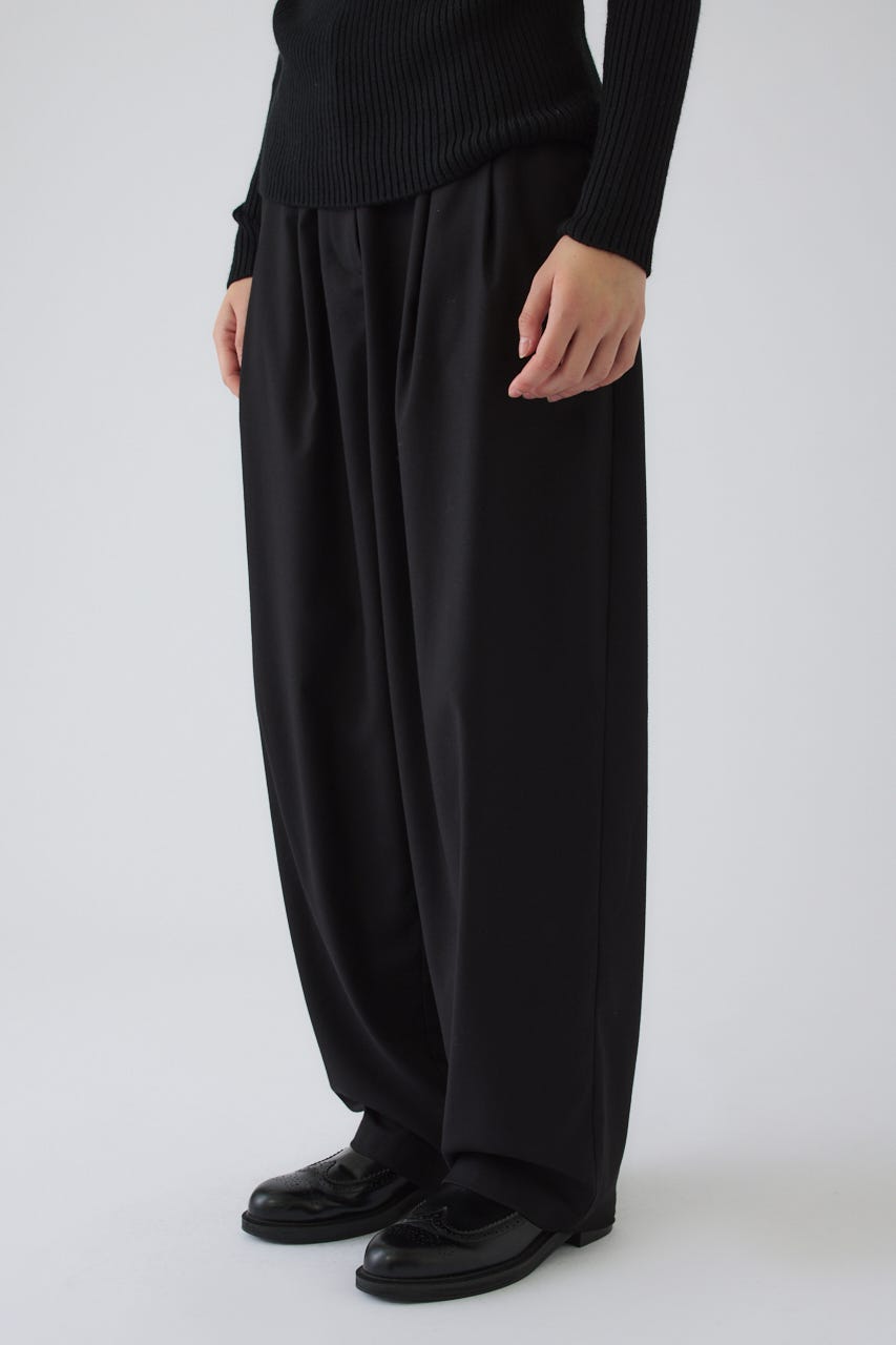 9/16- order start W tuck wide slacks BLK 38